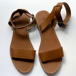 NWOT Madewell English Saddle Sandals - Size 9